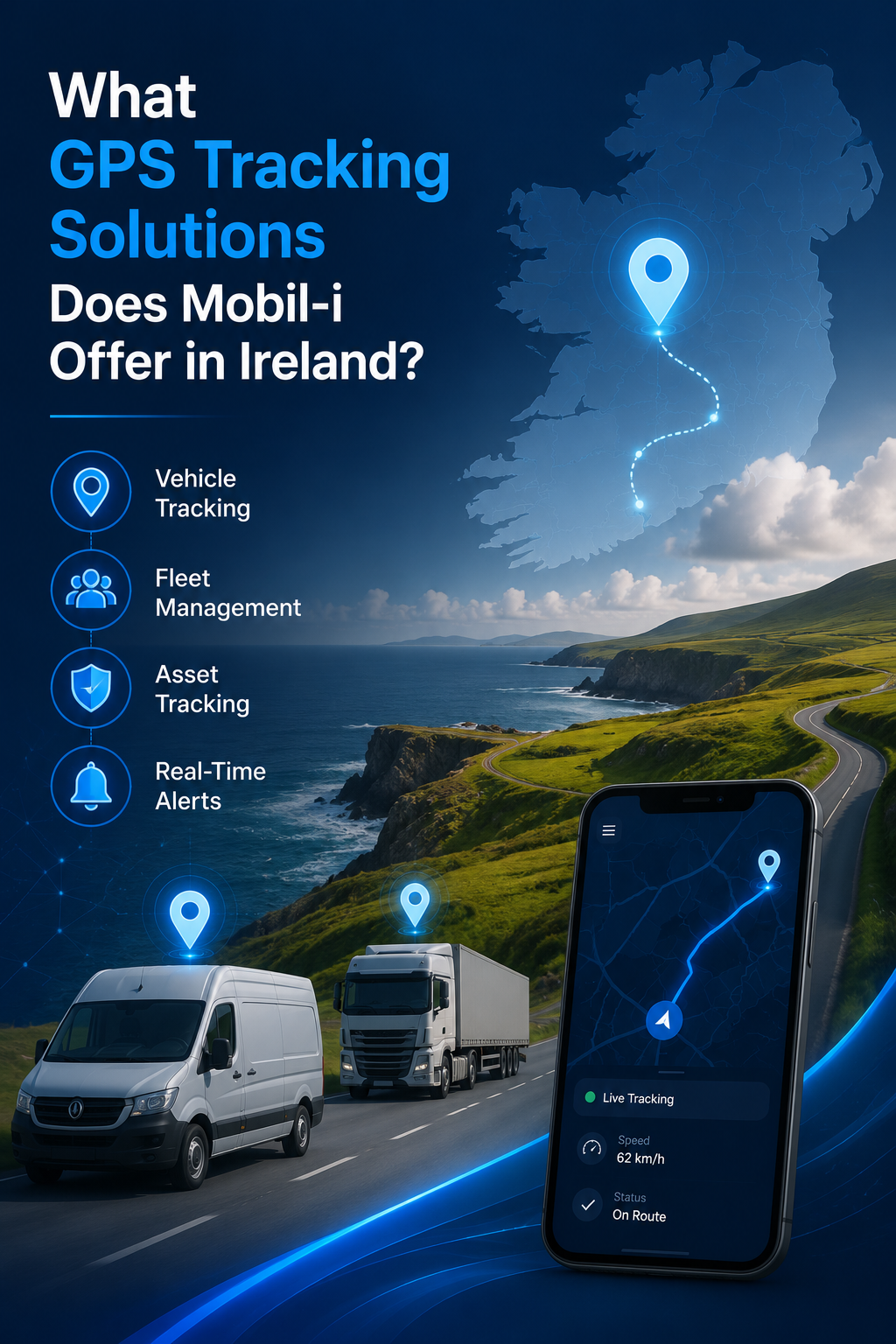 GPS Vehicle Tracking Systems Ireland | Real-Time Fleet Tracking